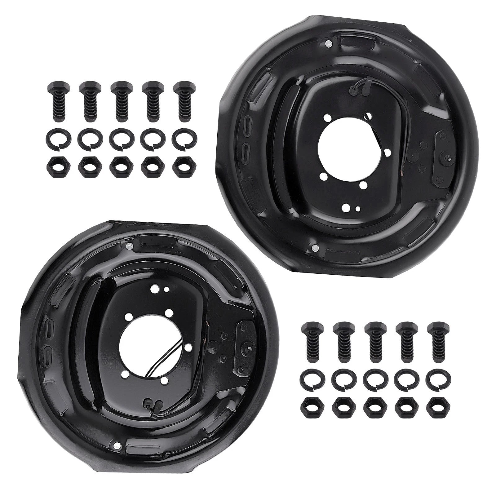 2X Electric Trailer Brakes for 5200-7000lb Axles (12" X 2")