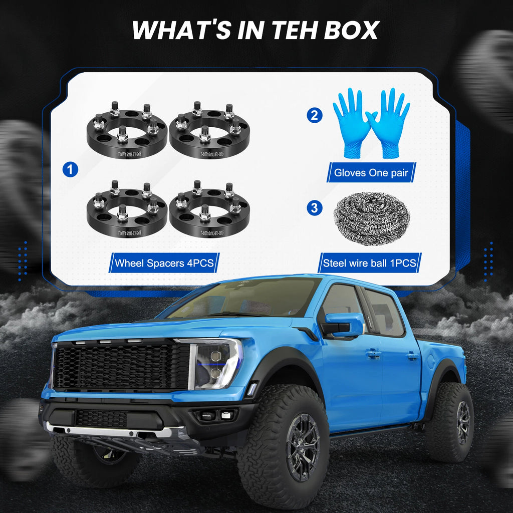 Wheel Spacers Adapters 1" for Jeep Dodge (2013-2019)