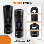 5pcs Suspension Strut Nut Socket Tool for Various Vehicles (Fit Many Models)