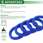 Set of 5 Oil Seal Rotary Shaft Seal 35.5x45x6mm High Pressure Blue