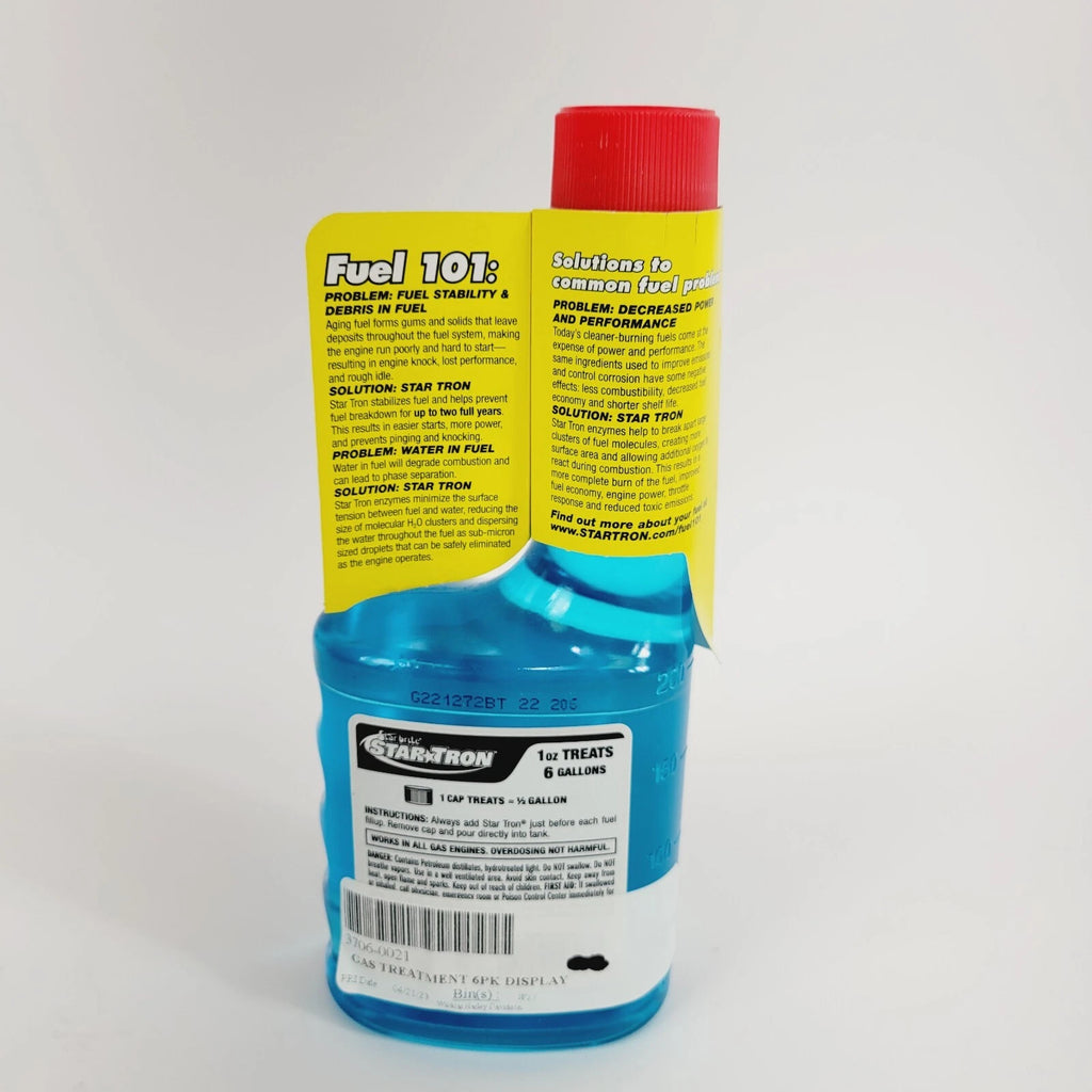Star Tron Enzyme Fuel Additive 8oz Treats 6 Gallon 3706-0021