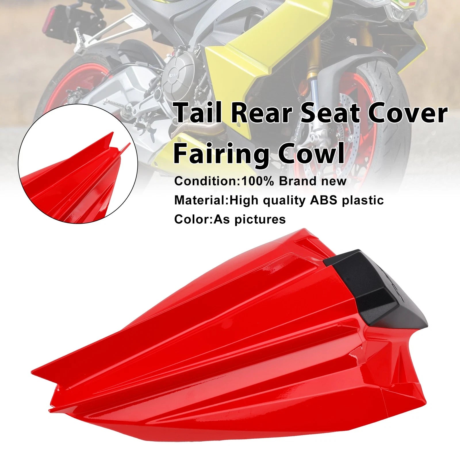 Rear Seat Cover Fairing Cowl for Aprilia RS660 Tuono 660 (2020–2025) Red