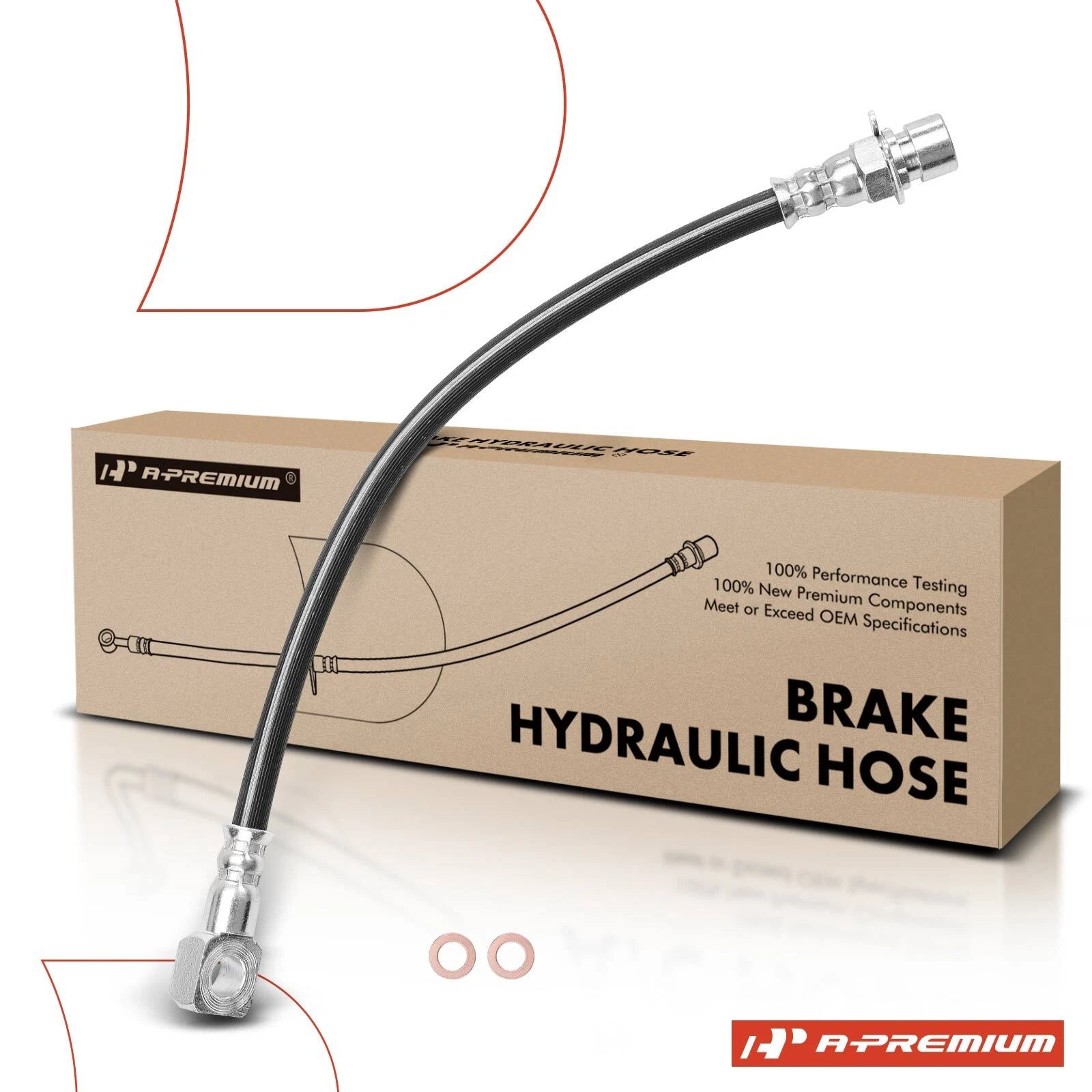 Front Brake Hydraulic Hose for Chevy Astro GMC Safari (2000–2002)