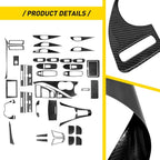 Carbon Fiber Interior Trim Cover Sticker for Infiniti Q50/Q60 (2014–2020)
