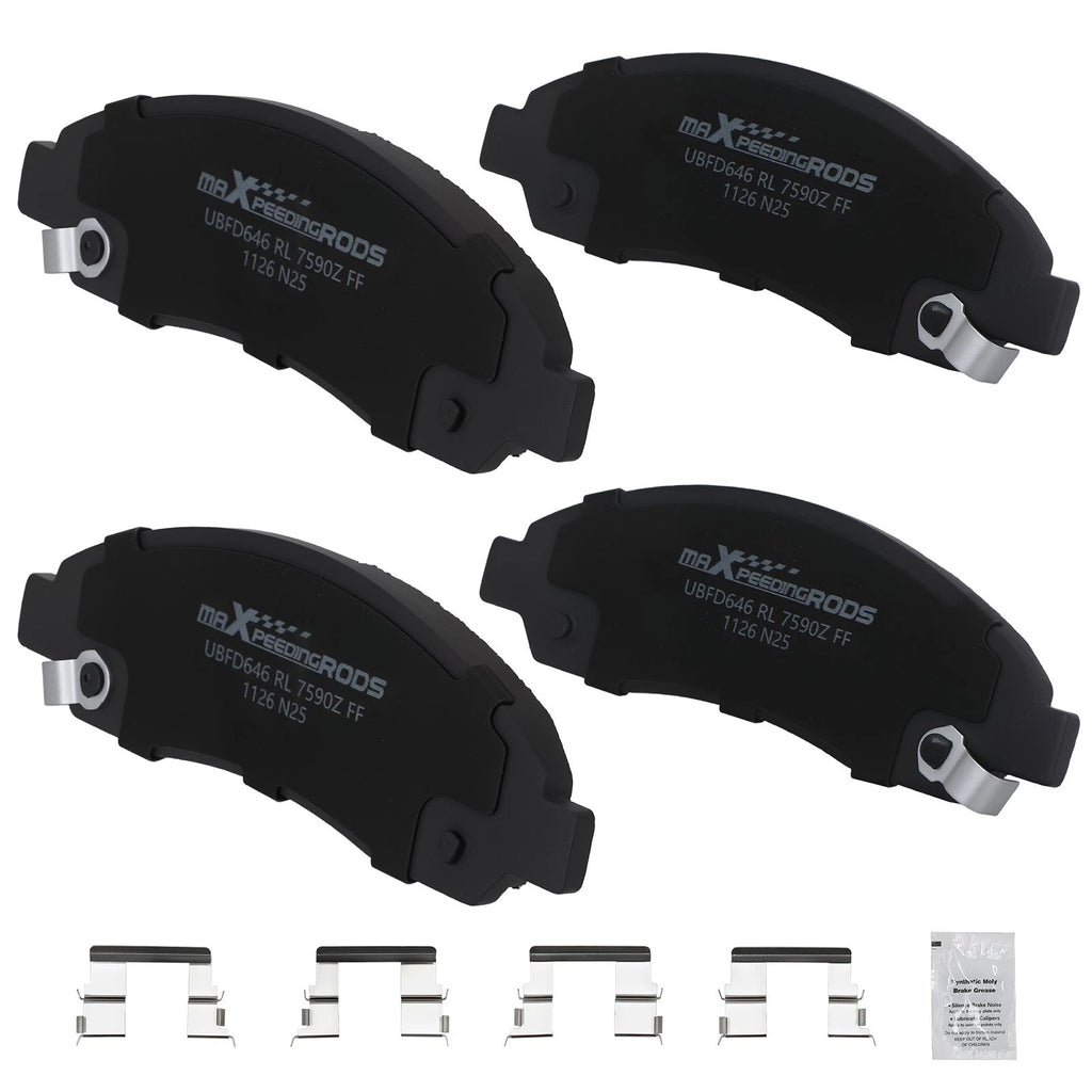 Front Ceramic Brake Pads Kit for Isuzu i-280 i-290 i-350 i-370 GMC Canyon (2006–2012)