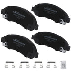Front Ceramic Brake Pads Kit for Isuzu i-280 i-290 i-350 i-370 GMC Canyon (2006–2012)