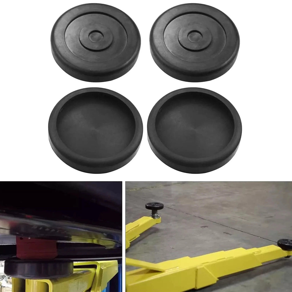 Set of 4 Round Rubber Arm Pads for Bendpak Lift (Fits Various Models)