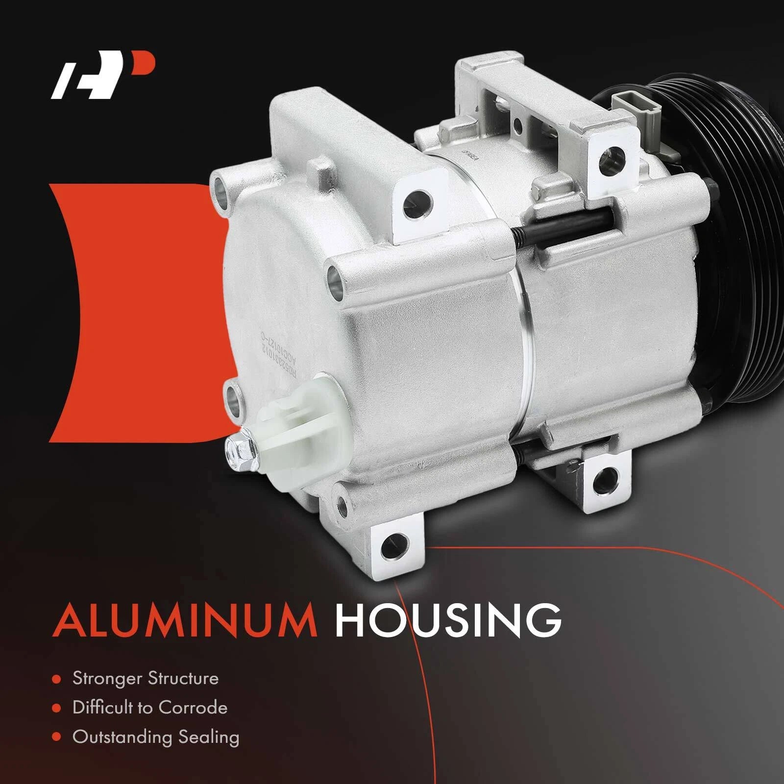 A/C Compressor with Clutch for Ford Taurus Mercury Cougar (1988-1991)