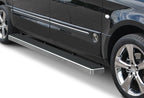 6" Silver Running Boards for Mercedes-Benz Metris Cargo Van (2016–2023)