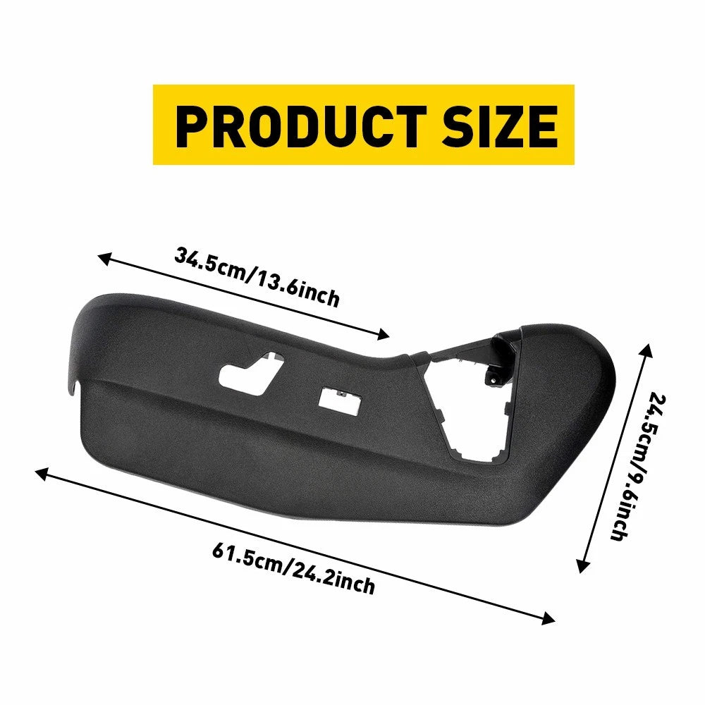 Driver Seat Switch Bezel for Dodge Grand Caravan (2011–2019) Black