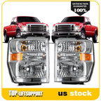 Headlight Assembly for Ford E150-E450 F650 Truck Van (2008–2021) Pair