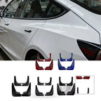 Mud Flaps for Tesla Model 3 (2016–2020) Cold Light Silver