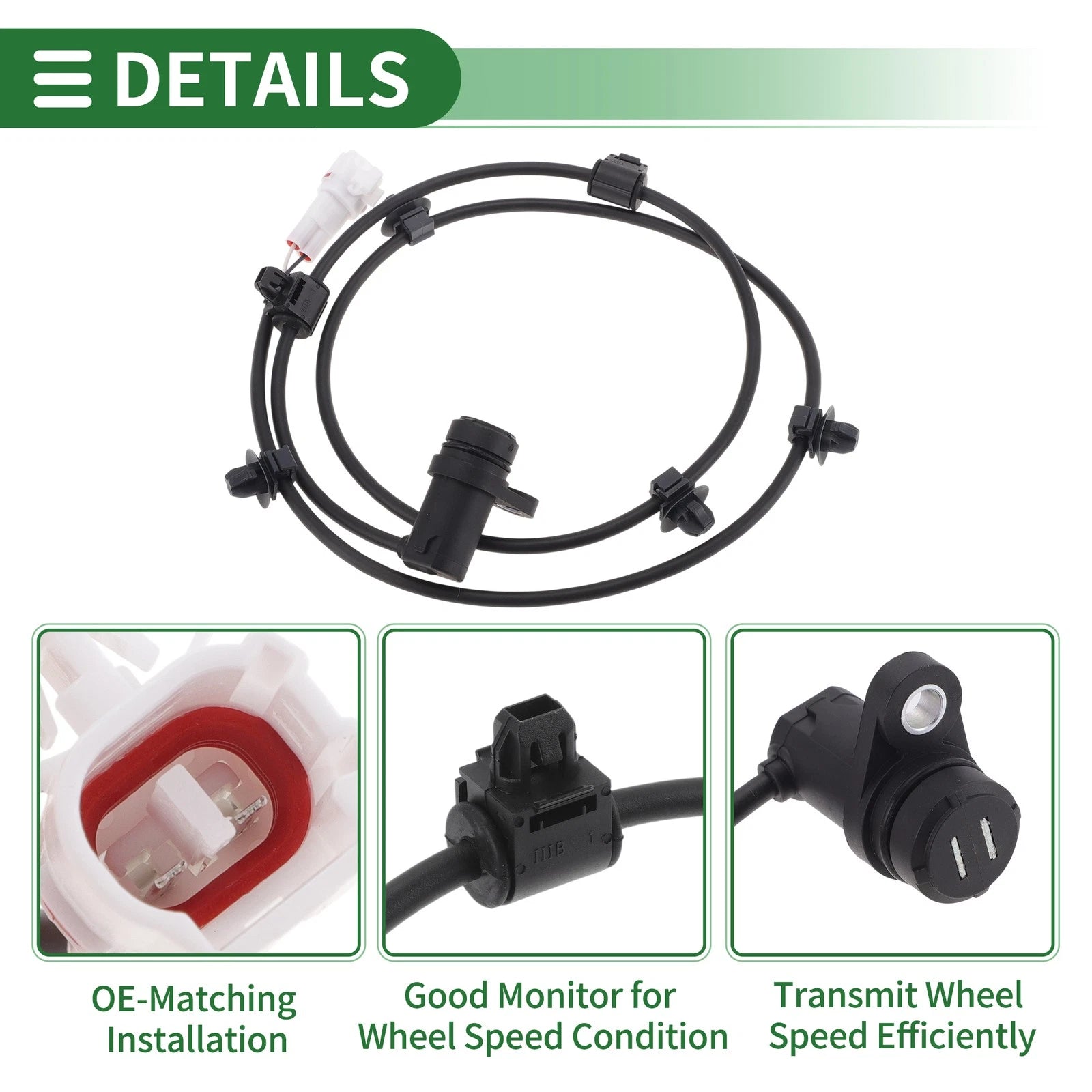 ABS Wheel Speed Sensor No. 895450K030 for Toyota Innova (2004–2016)