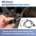 1 Pair ABS Sensor No. CT4Z2C190A for Ford Edge (2011–2014)