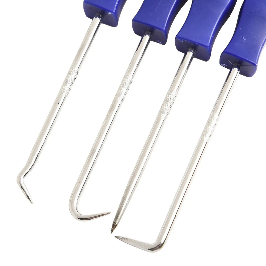 4 x Car Hook Set O Ring Oil Seal Gasket Puller Remover Hand Tool