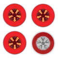 4 Inch Round LED GloLight Stop Replacement for Universal Trailer (2000–2025)