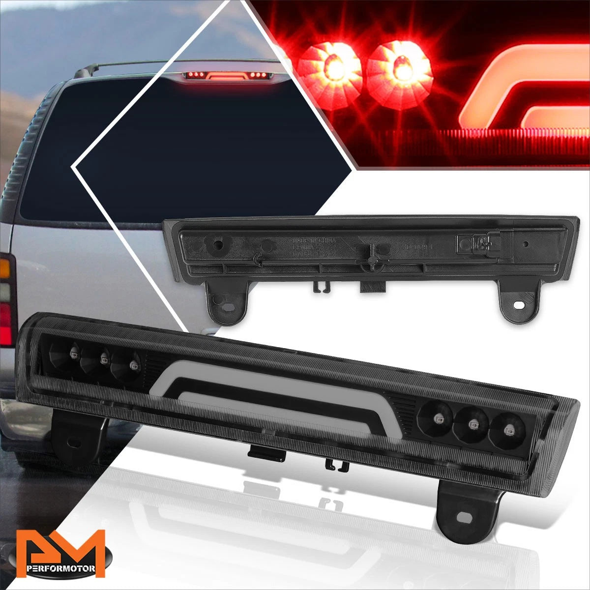 3D LED Bar Third Tail Brake Light for Suburban/Tahoe/Yukon XL (2000–2006)