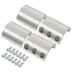 Set of 2 Steel Bolt-On Tube Clamps for Universal Roll Cage (1.75")