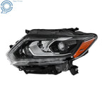 LED Headlight Headlamp for Nissan Rogue (2014–2016) Chrome Housing LH