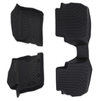 Set of 2 Black All Weather Floor Mats for Subaru WRX (2022–2024) TPE