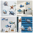 Wall Hanging Turtle Fish Decor for Children's Space