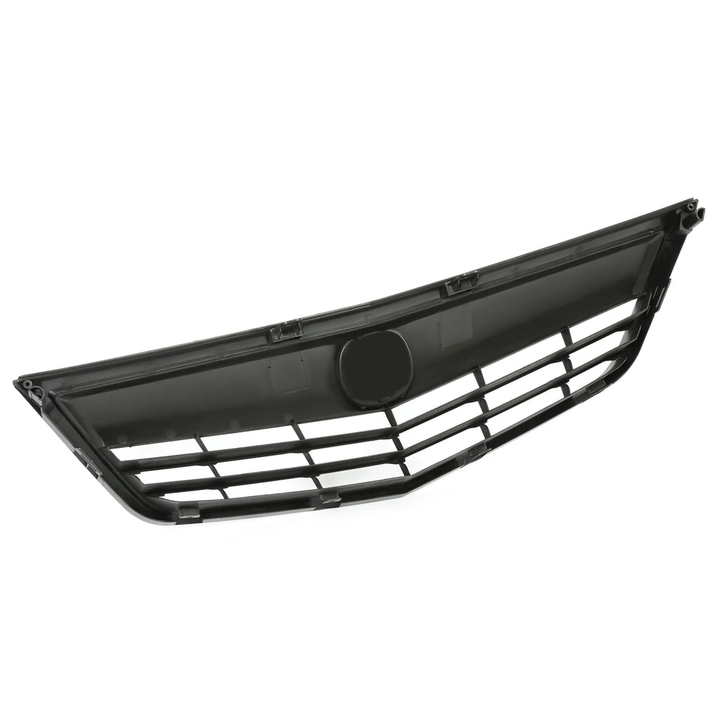 Front Bumper Upper Mesh Grille Trim for Acura TSX (2011–2014) Matte Black