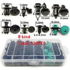 120 Pcs Universal Car Truck Fastener Clips for Door Panel Interior
