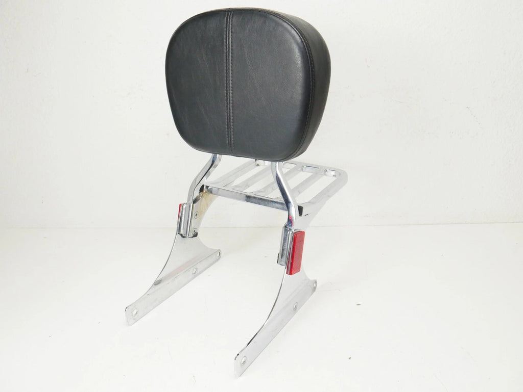 Sissy Bar Passenger Backrest Luggage Rack for Harley FL Softail