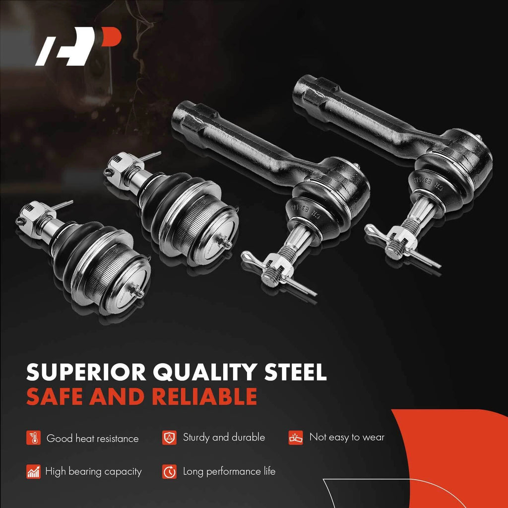10x Inner Outer Tie Rod Ball Joint for Chevy Silverado 1500 (2007-2018)