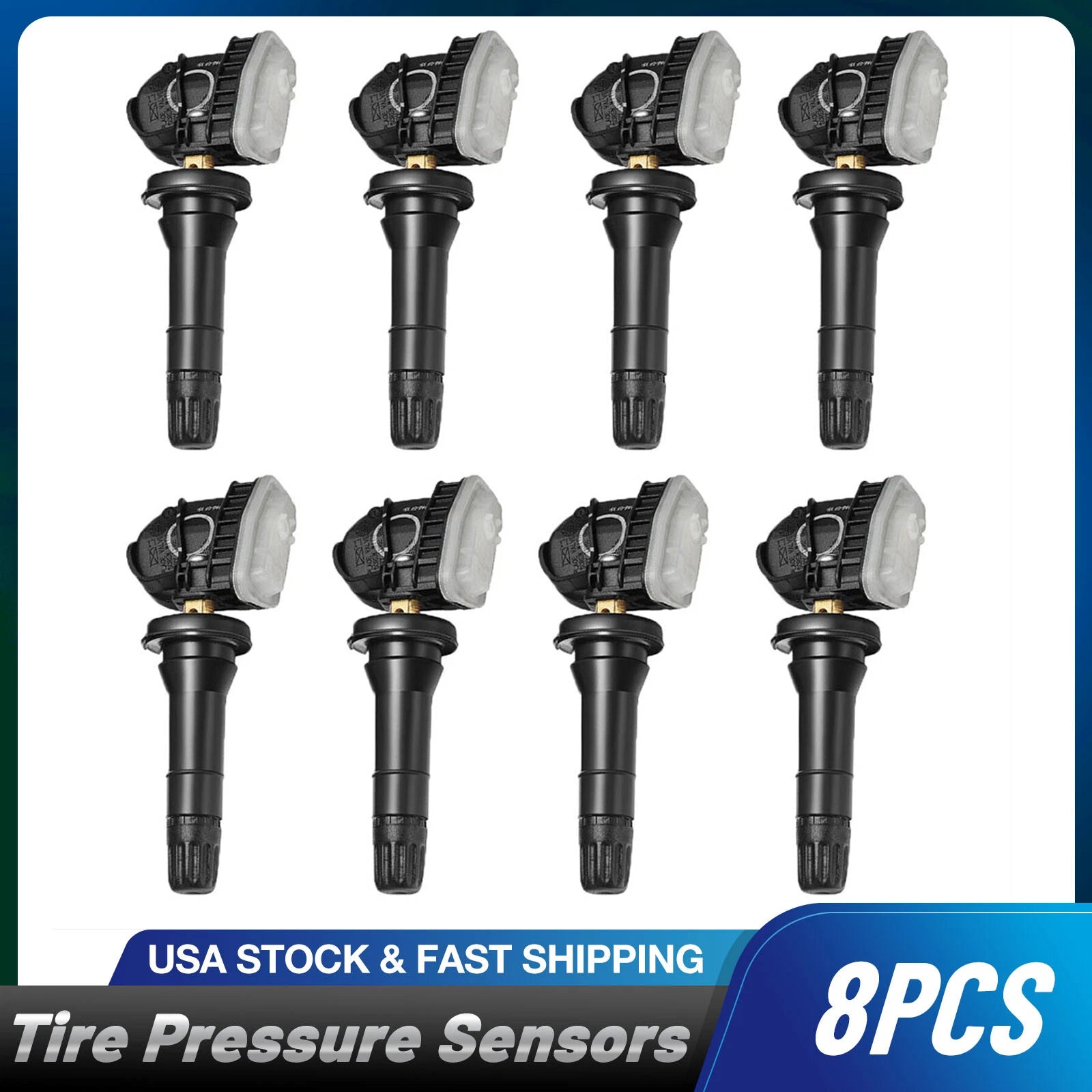 Set of 8 TPMS Tire Pressure Sensors for Ford F-150 Explorer Mustang Fusion
