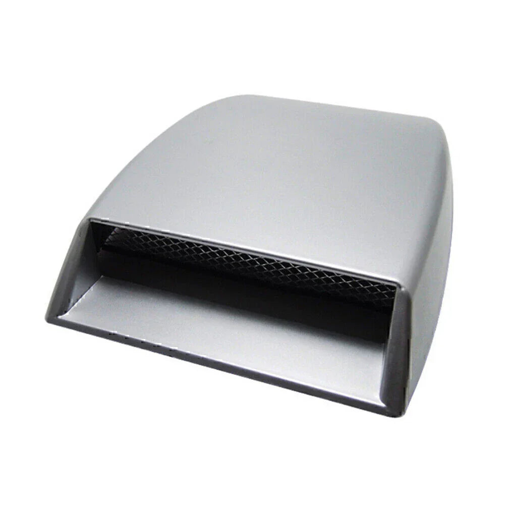Universal Grey Hood Scoop Vent for Car Roof Decorative Air Flow (N/A)