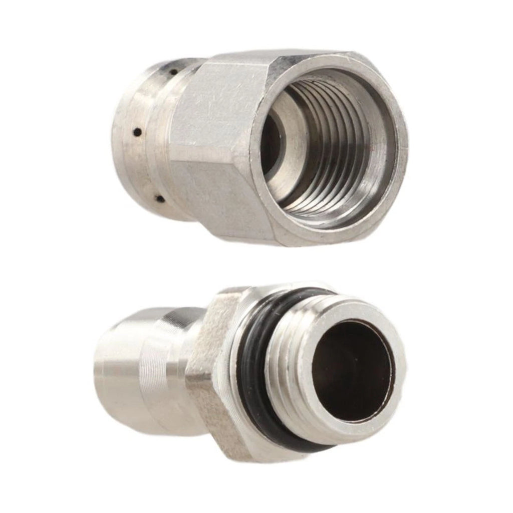 Quick Connect High Pressure Sewer Jet Nozzle for Drain Pipes (Stainless Steel)
