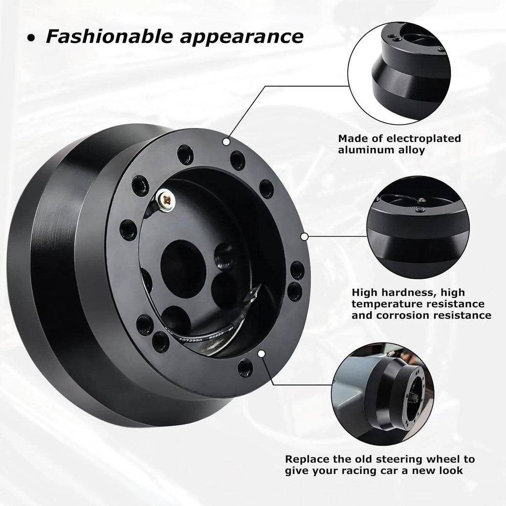 Steering Wheel Hub Adapter for GM Chevy 5 & 6 Hole (Flaming River, Ididit)