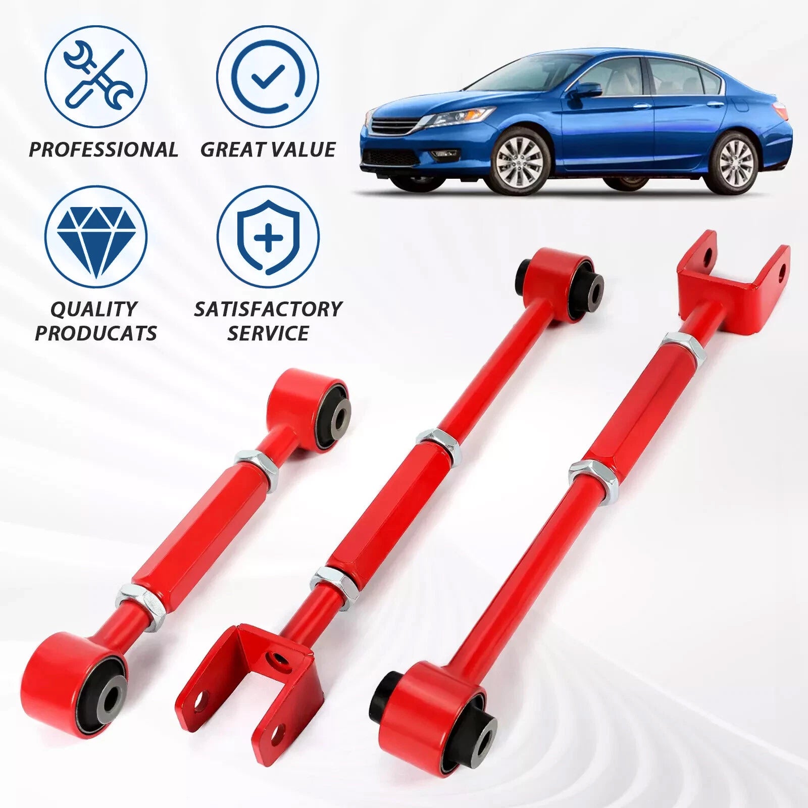 Rear Camber Control Arms Toe Kit for Accord TL (2008–2013)