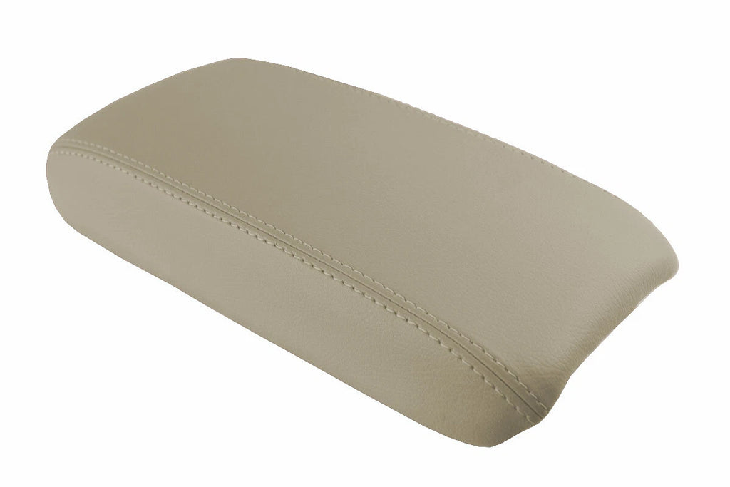 Leather Console Lid Pull Over Cover for Honda Civic (2006–2011) Beige