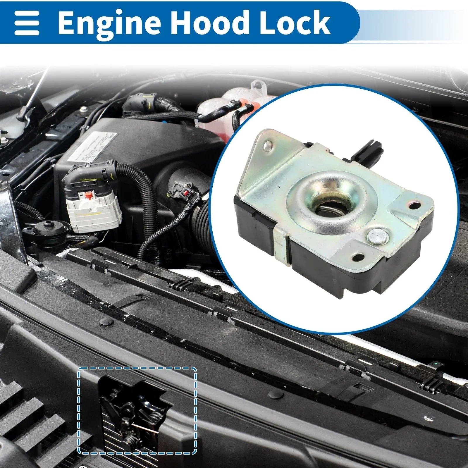 Hood Latch Assembly for BMW 318i (1992-1999)