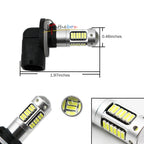 2X LED Fog Driving Lights for Make Model