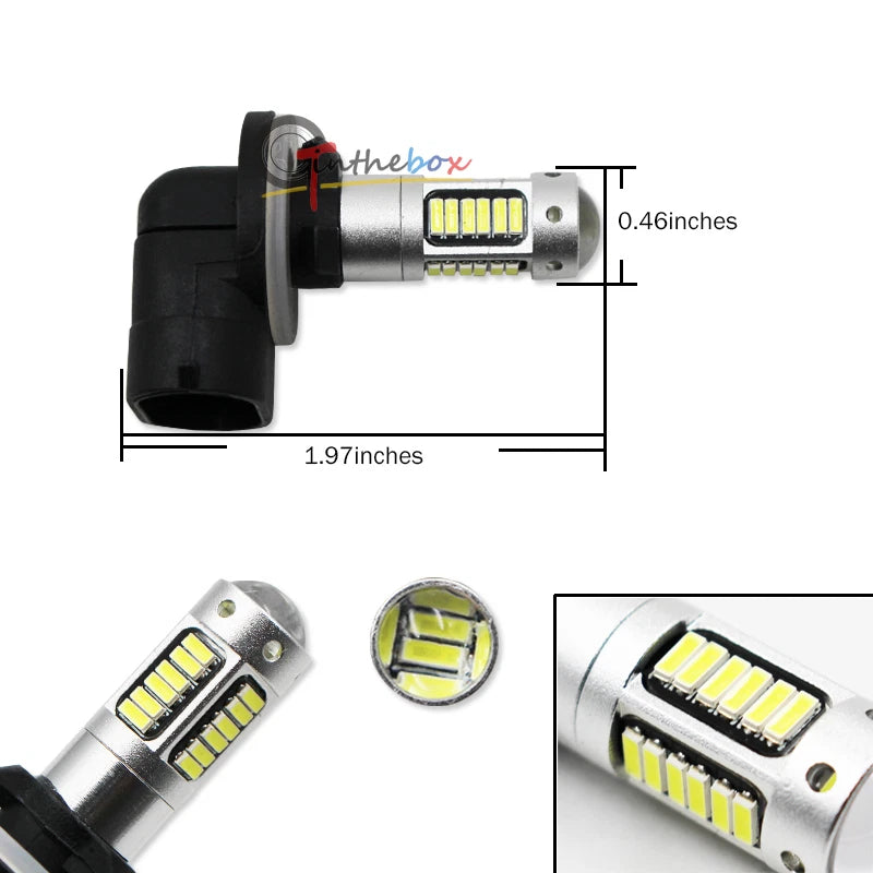 2X LED Fog Driving Lights for Make Model