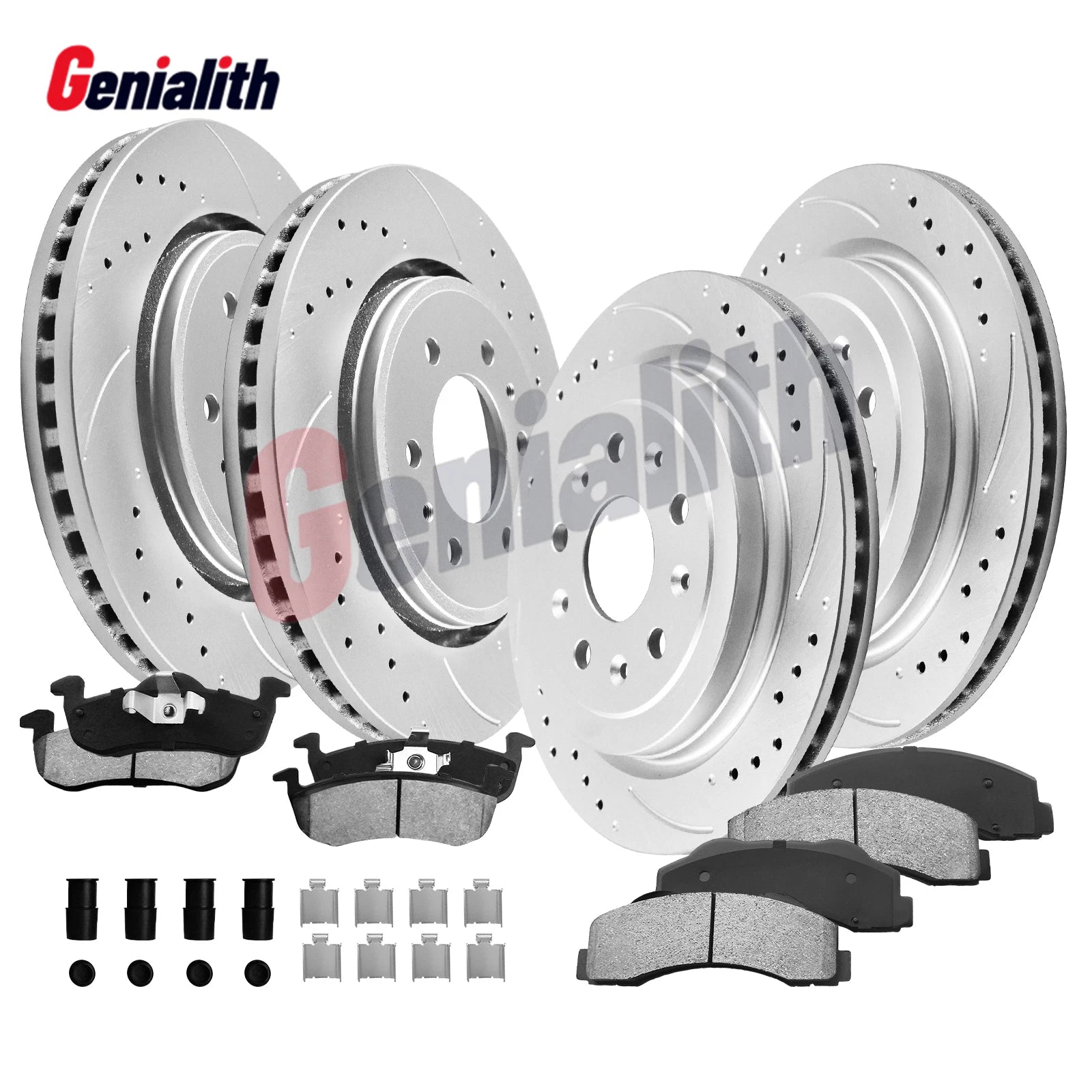 8pc Disc Rotors Brake Pads for Ford Expedition Lincoln Navigator (2011–2017)