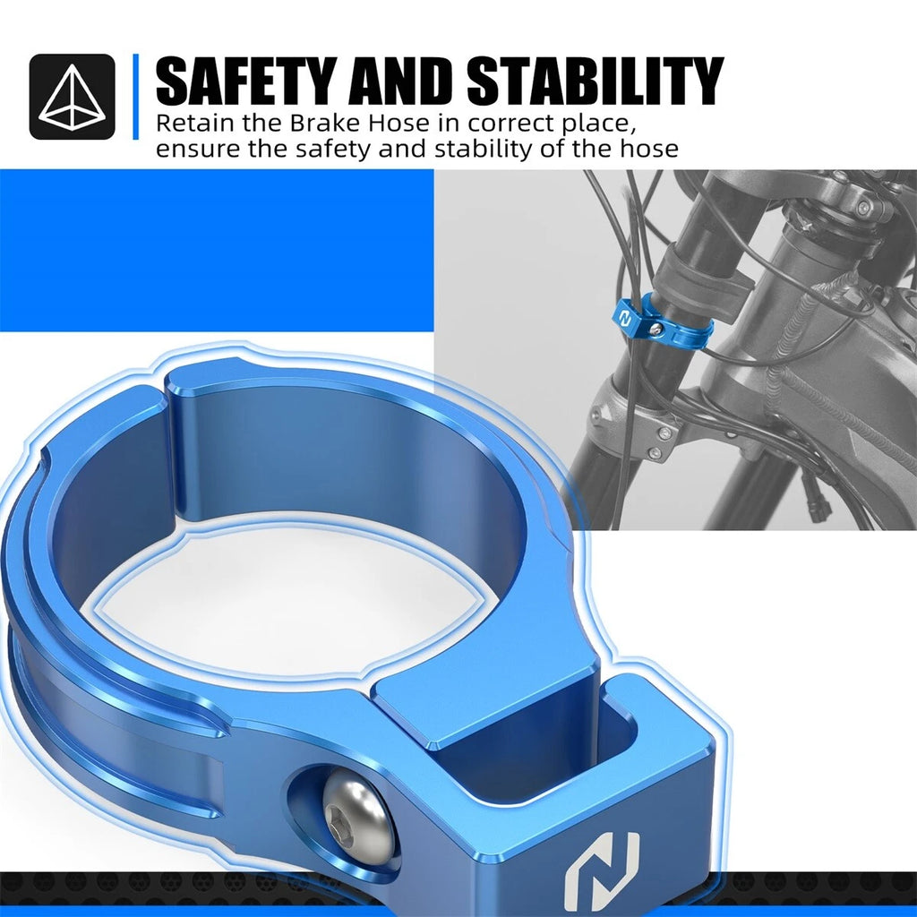 Front Fork Hose Brake Line Holder for Surron Light Bee S X L1E (2018–2023) Blue