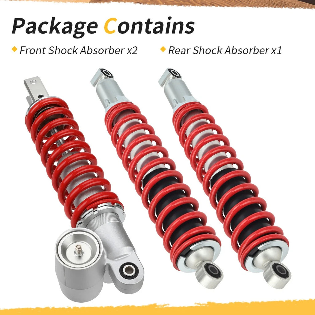 Front Rear Shock Absorber for Honda Sportrax TRX400EX/TRX400X (1999–2014)