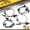 Set of 4 ABS Wheel Speed Sensors for Honda CR-V (2014–2016) FWD