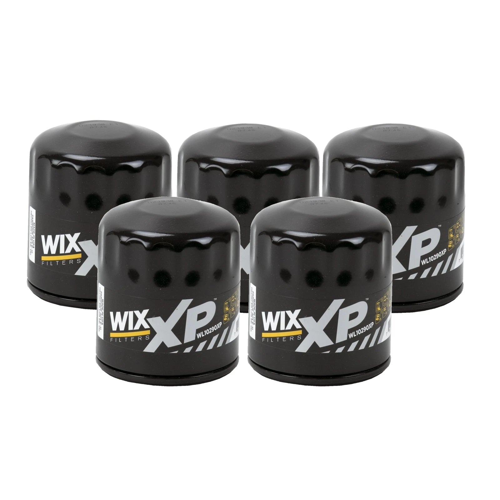Set of 5 Wix XP Engine Motor Oil Filters for Buick Cadillac Chevrolet GMC