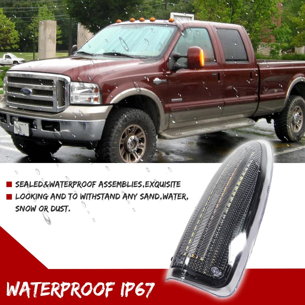 Switchback LED Side Mirror Lamps for Ford F250 F350 (2003–2007)