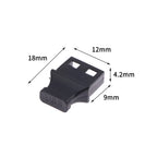 USB Dust Cover for Female USB 2.0 3.0 Ports (10 Pack)