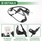ABS Wheel Speed Sensor No. 8954548050 for Lexus RX350 (2010–2015) Rear Right
