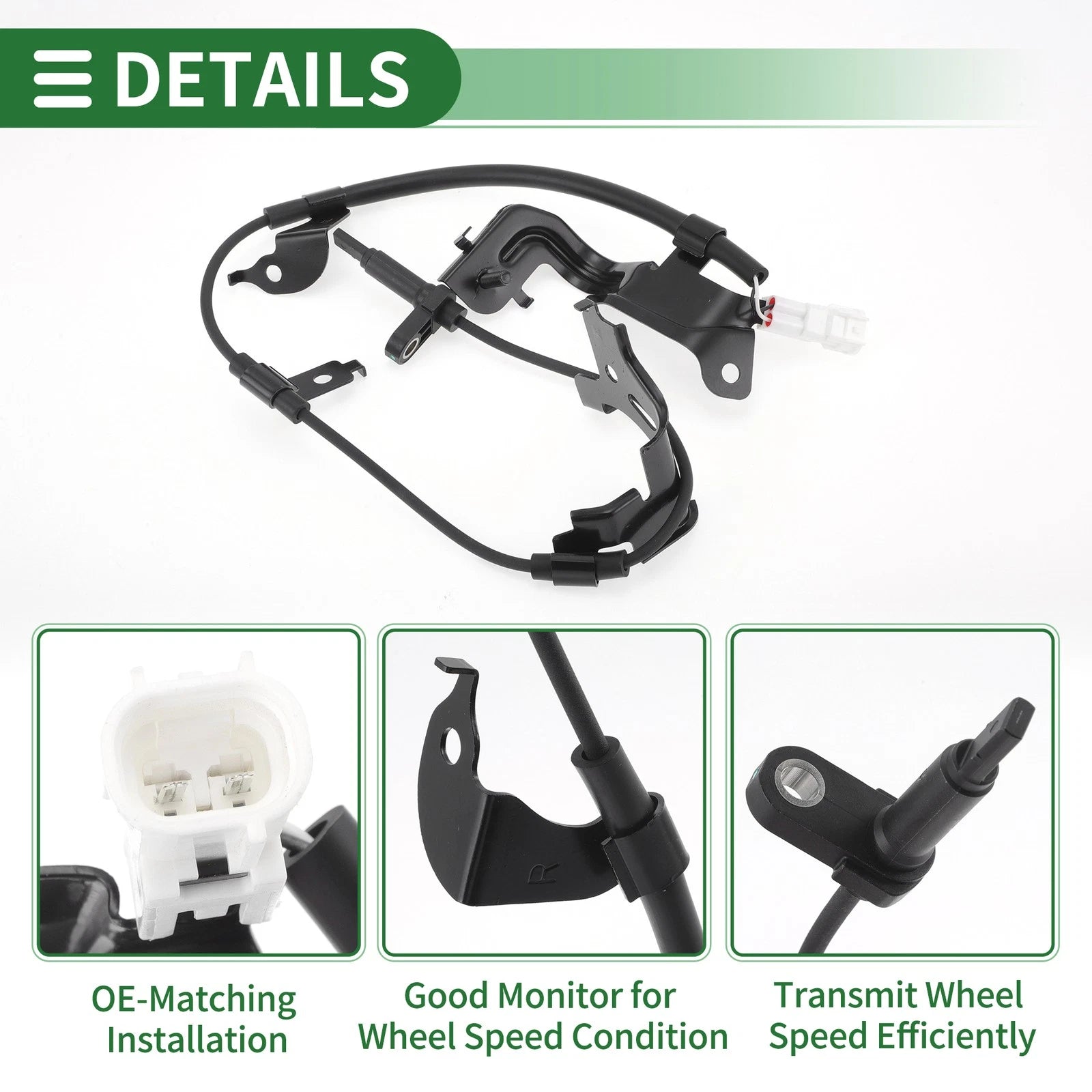 ABS Wheel Speed Sensor No. 8954548050 for Lexus RX350 (2010–2015) Rear Right