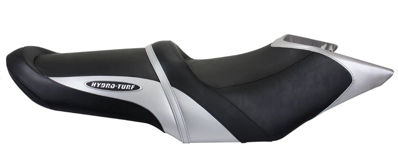 Hydro-Turf Seat Cover for Seadoo GTR GTI SE 130 155 (2012–2016) Black/Silver CF