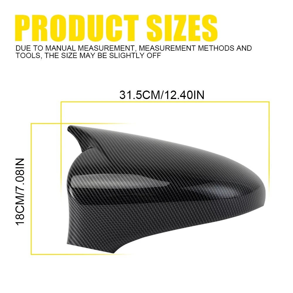 M Style Carbon Fiber Mirror Cover Cap for Lexus GS GSF ES RC RCF LS IS (2013–2020)