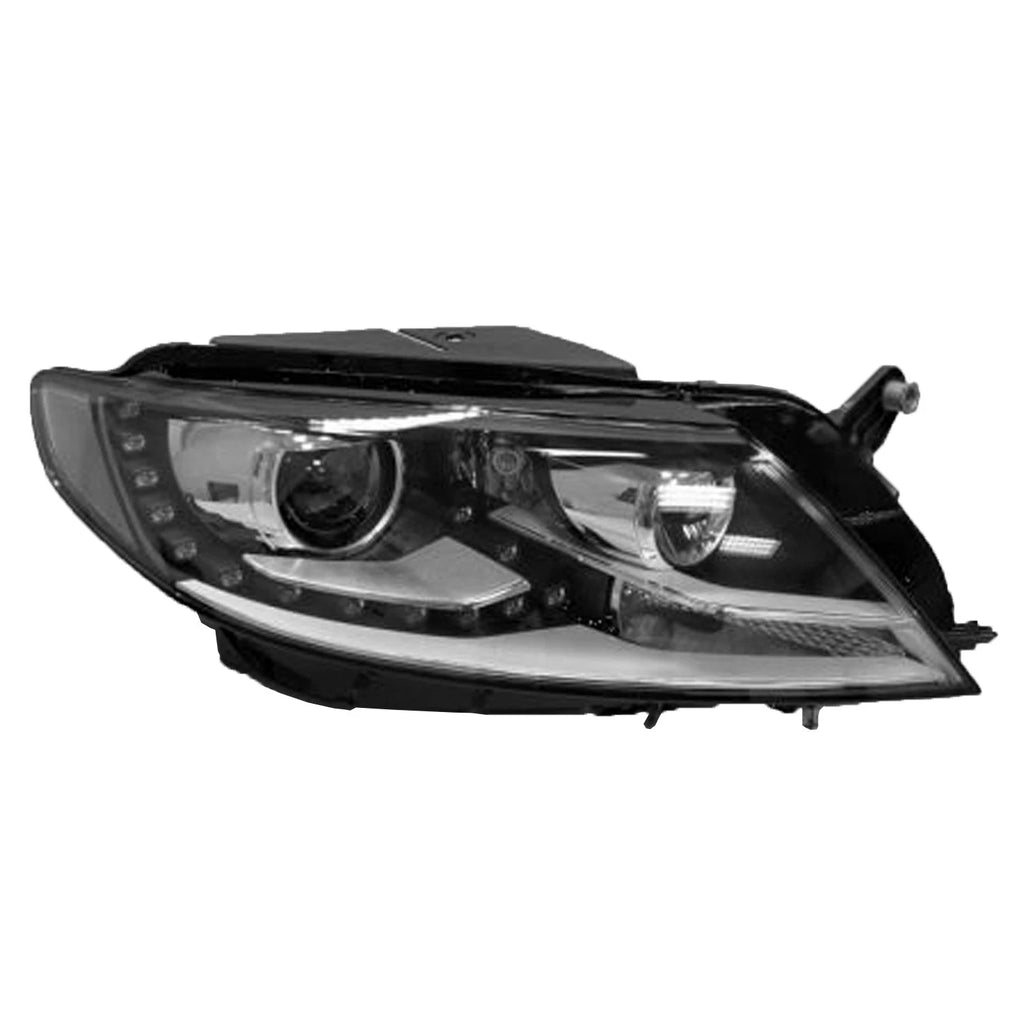 Replacement Passenger HID Headlight Lens Housing w/o LED Daytime Running Lights